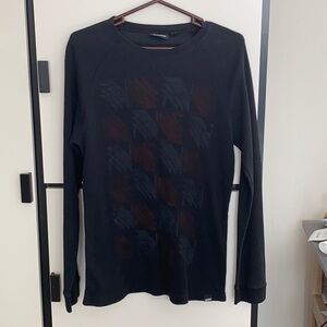 Vans Black Long Sleeve Shirt Large